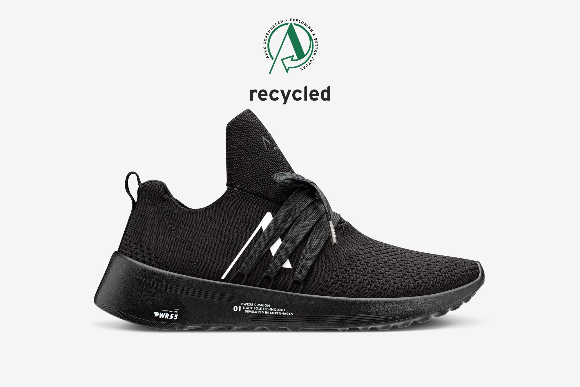 ARKK Collection Raven FG PET 2.0 PWR55 | Triple Black White | Men Raven